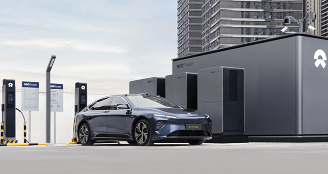 蔚來(lái)第四代換電站上線，最快僅需2分24秒