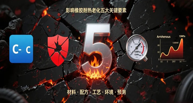 影響橡膠耐熱老化的五大關鍵要素